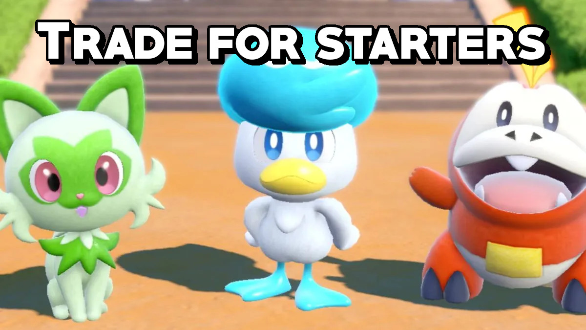 Trade for Starter Pokemon [Pokemon Scarlet &amp; Violet] [Mods]