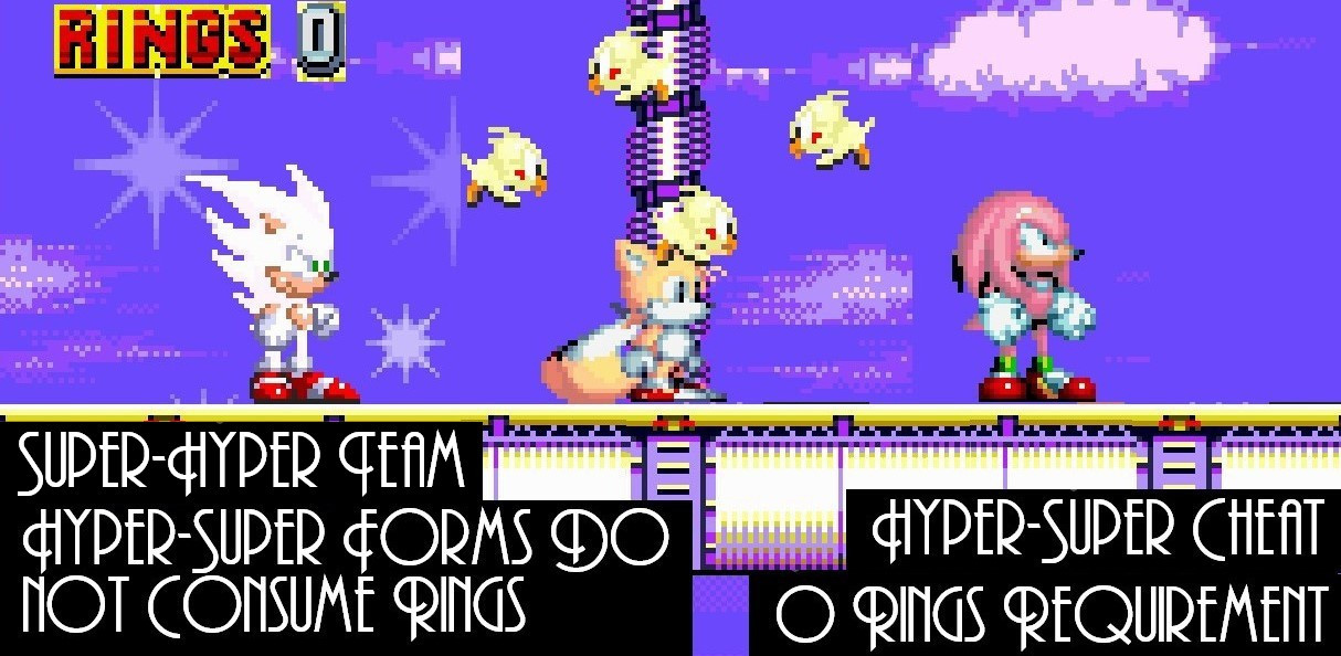 Sonic Mania - Hyper Sonic + Enhanced Super Forms 