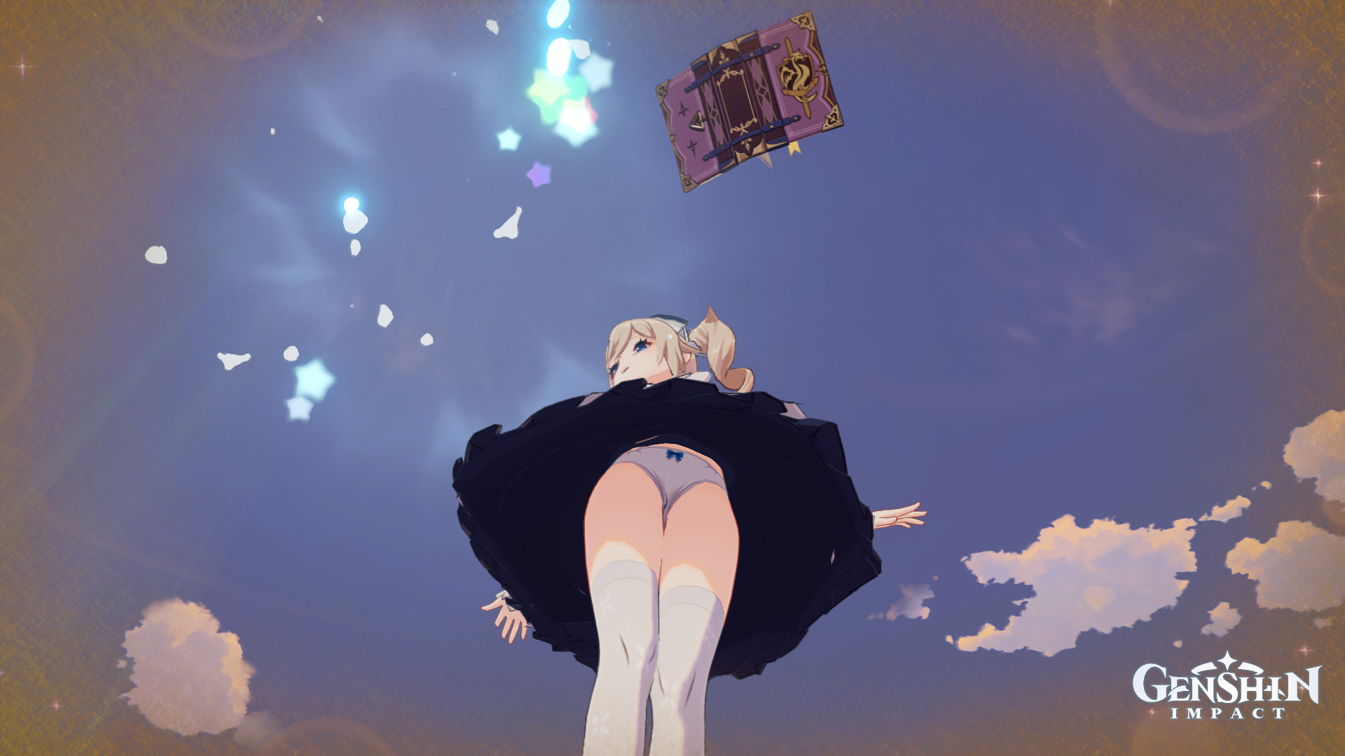 Barbara Pantsu, Thigh Highs & Short Skirt