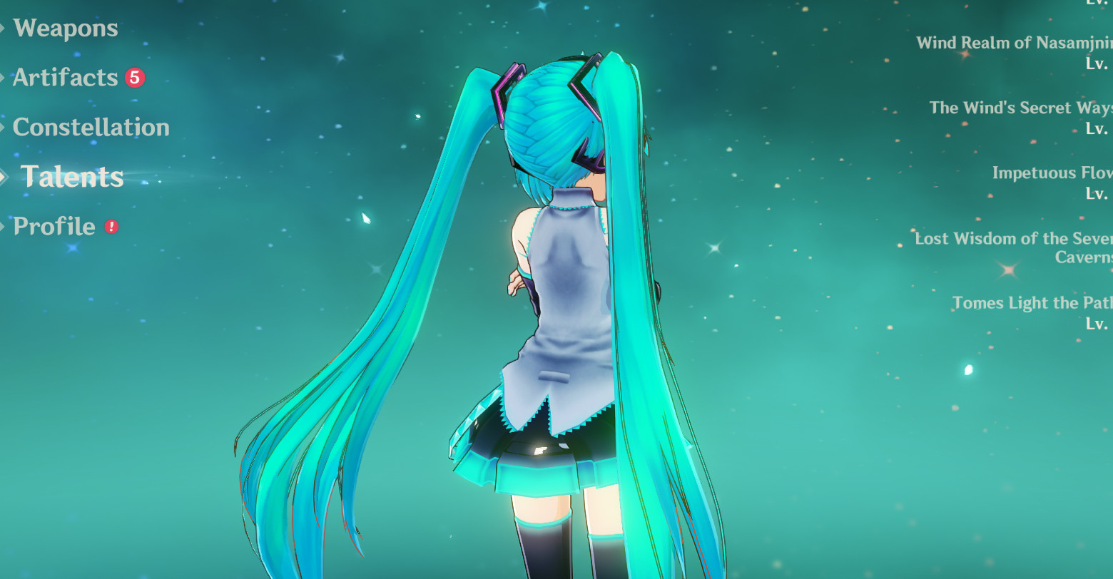 hatsune miku genshin impact