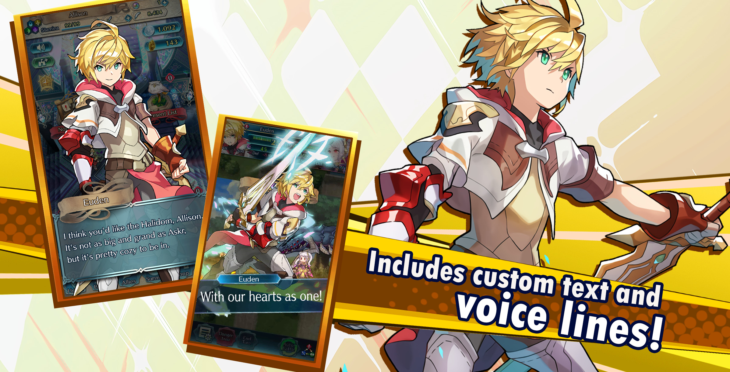 Euden over Roy Young Lion Mod for Fire Emblem Heroes