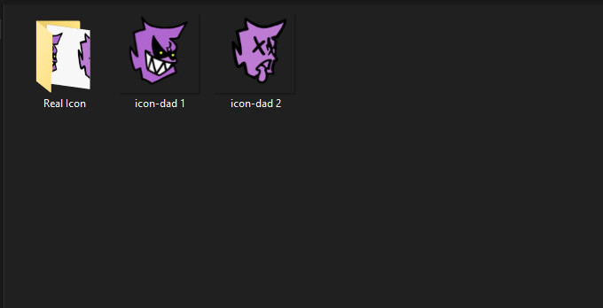 Dad has a drained health icon Psych Engine