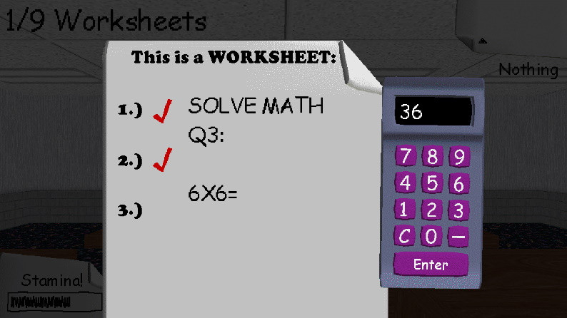 Baldi Math Proble Seven's Basics in Art and Drawing REDRAWN Mod for Baldi's Basics ...