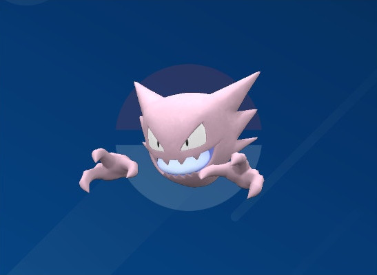 Shiny Gastly, Haunter, & Gengar models