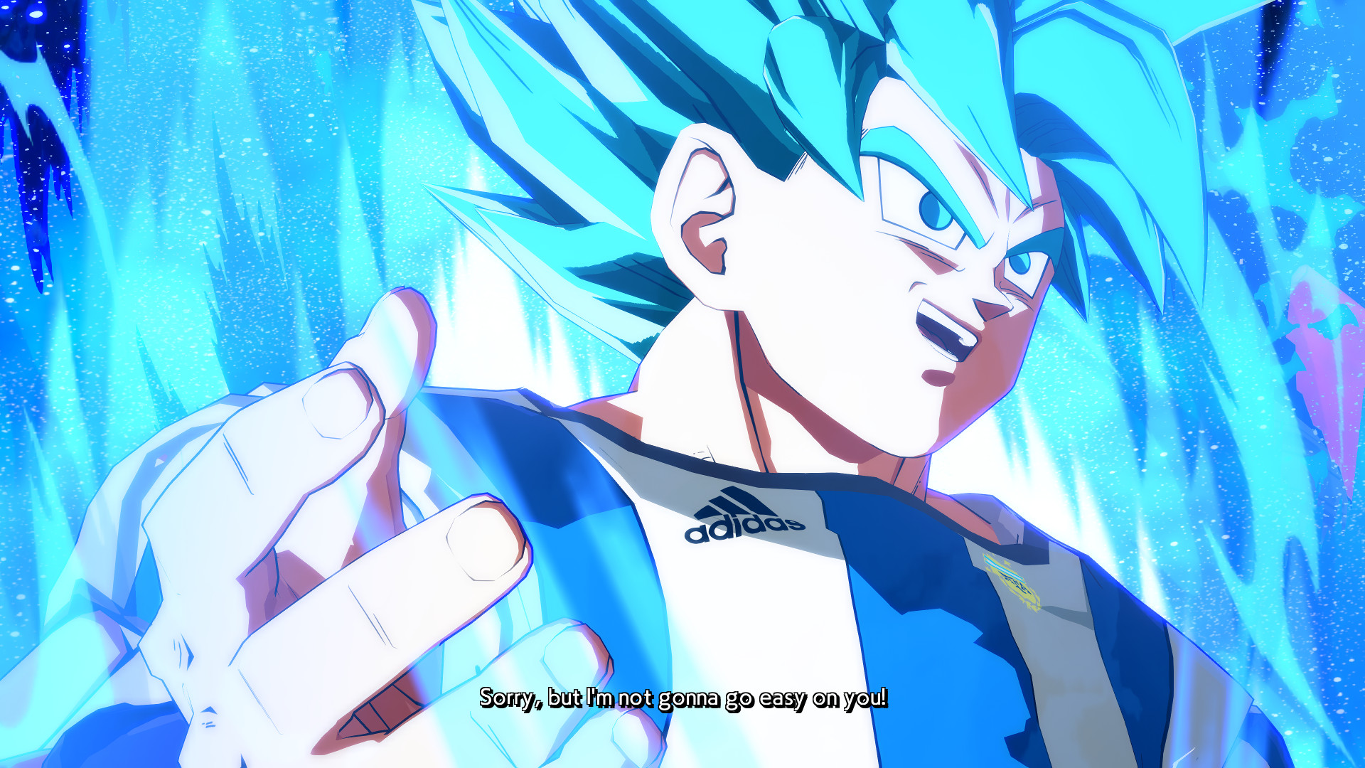 Goku with an Argentina shirt [Dragon Ball FighterZ] [Mods]