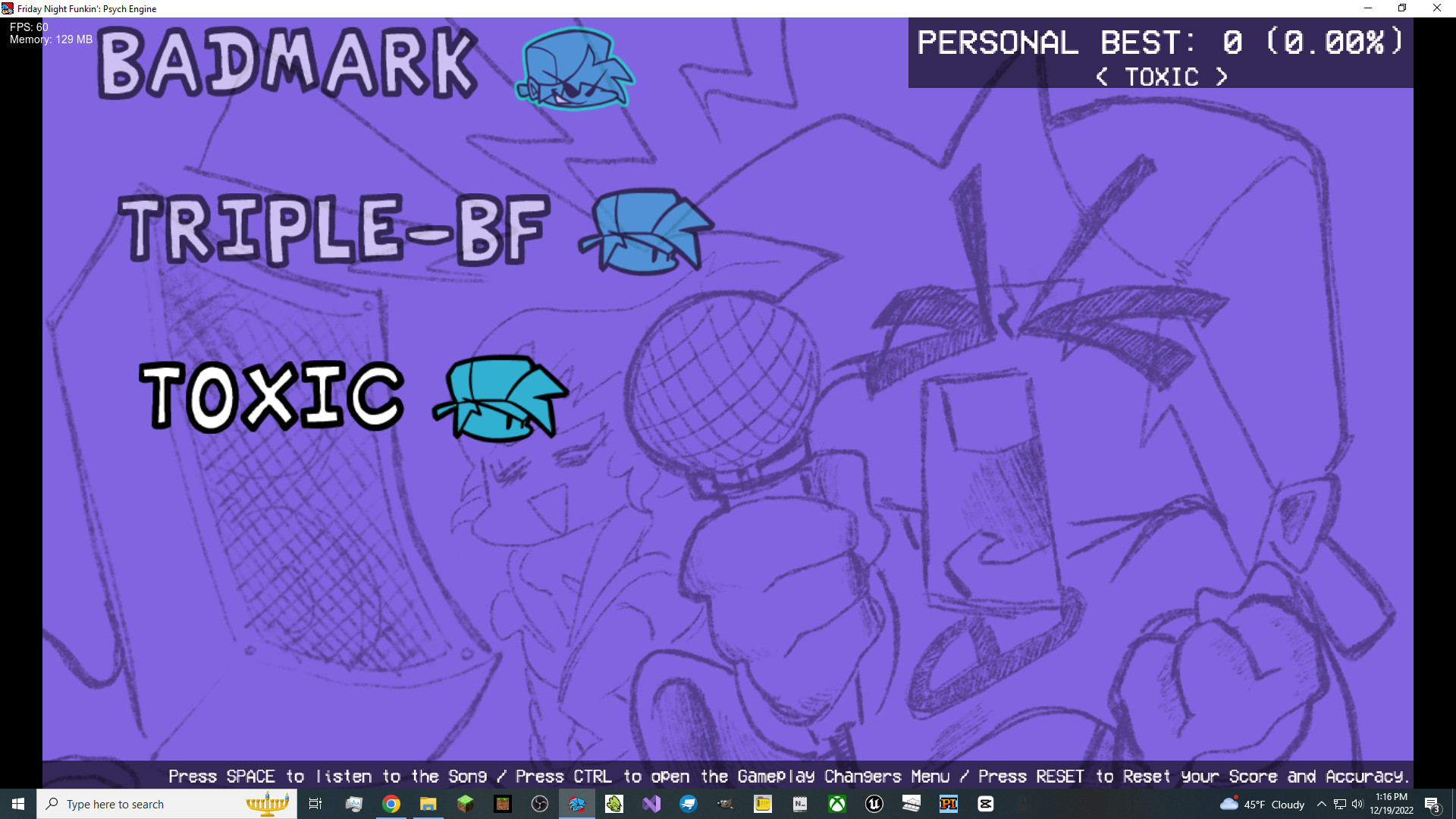 Toxic But BF Sings It! [Friday Night Funkin'] [Mods]