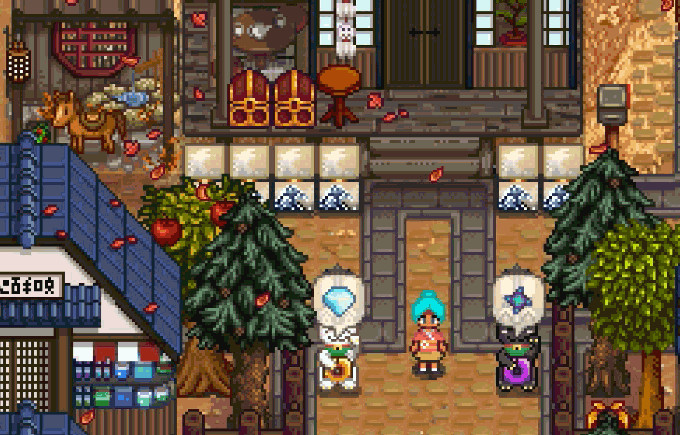 Seasonal Japanese Buildings [Stardew Valley (Switch)] [Mods]
