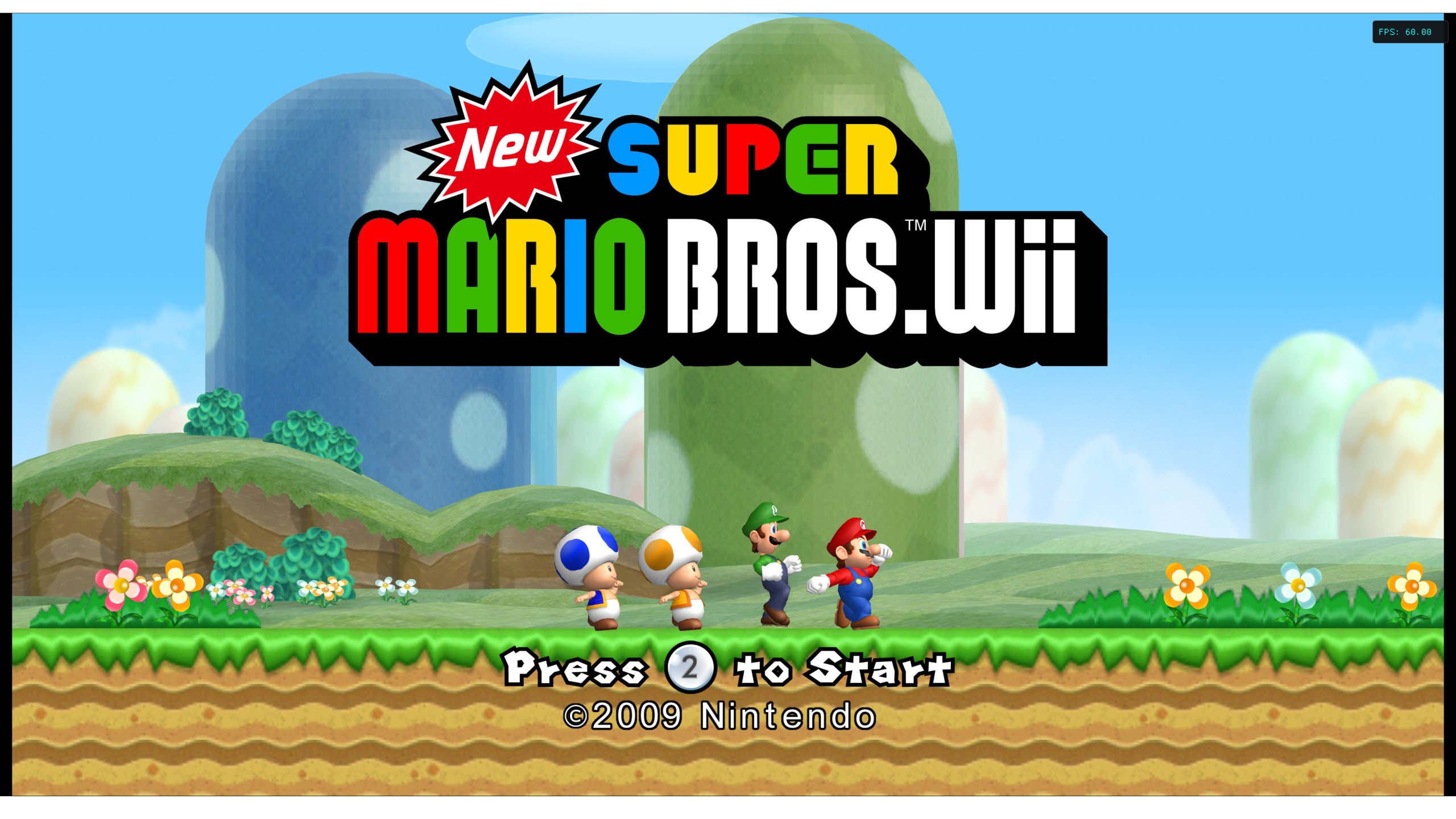 new super mario bros wii logo