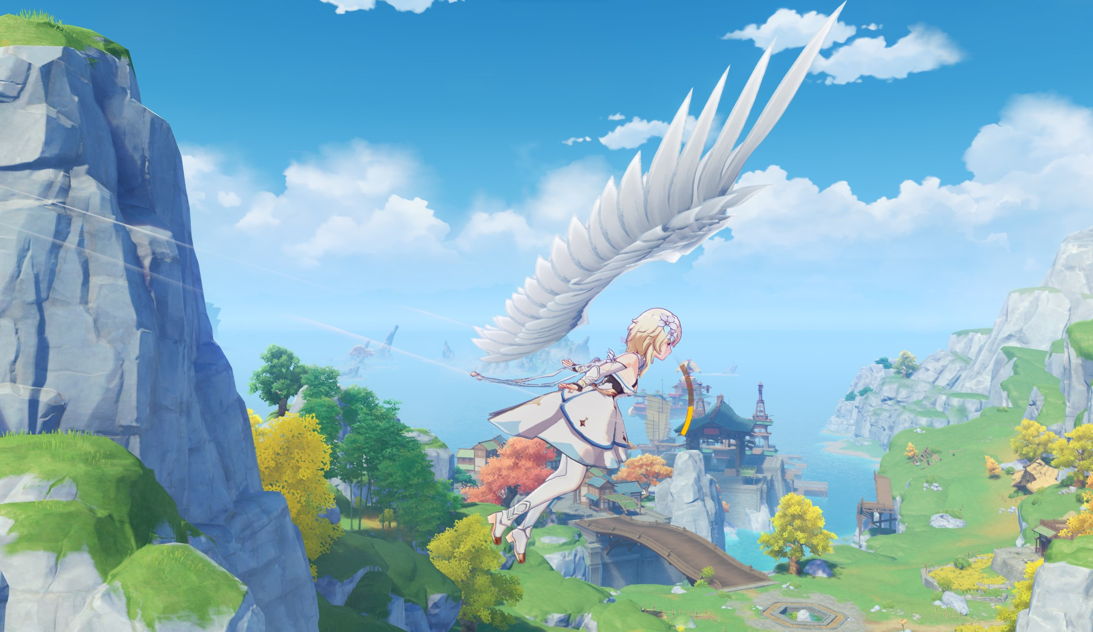 Angel Wings Glider [Genshin Impact] [Mods]