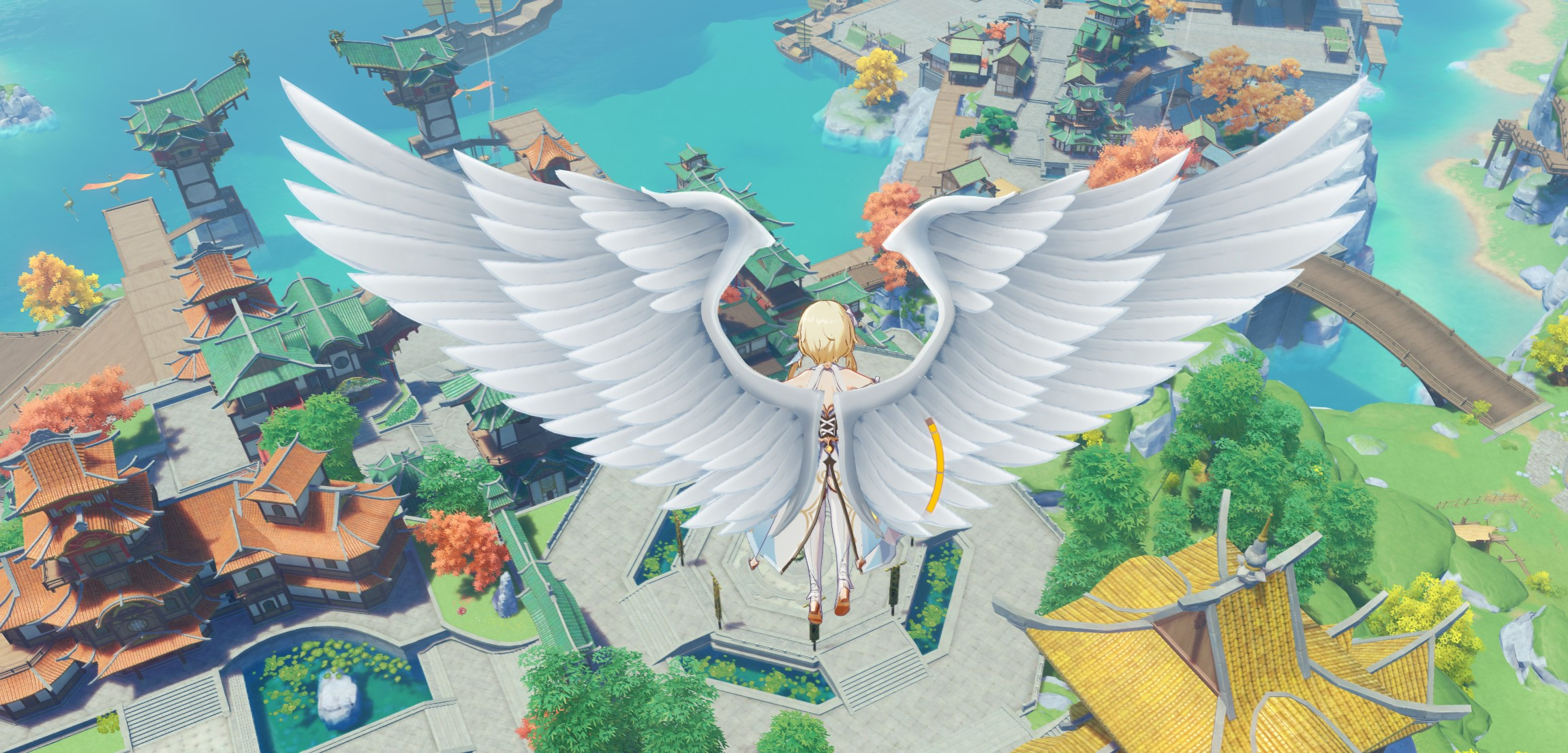 Angel Wings Glider [Genshin Impact] [Mods]