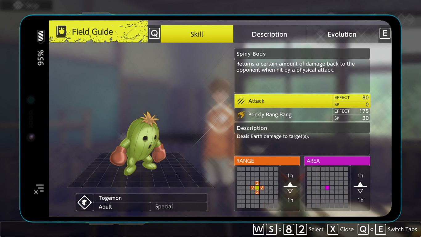 Digimon Survive ALL DIGIMON status skill description 