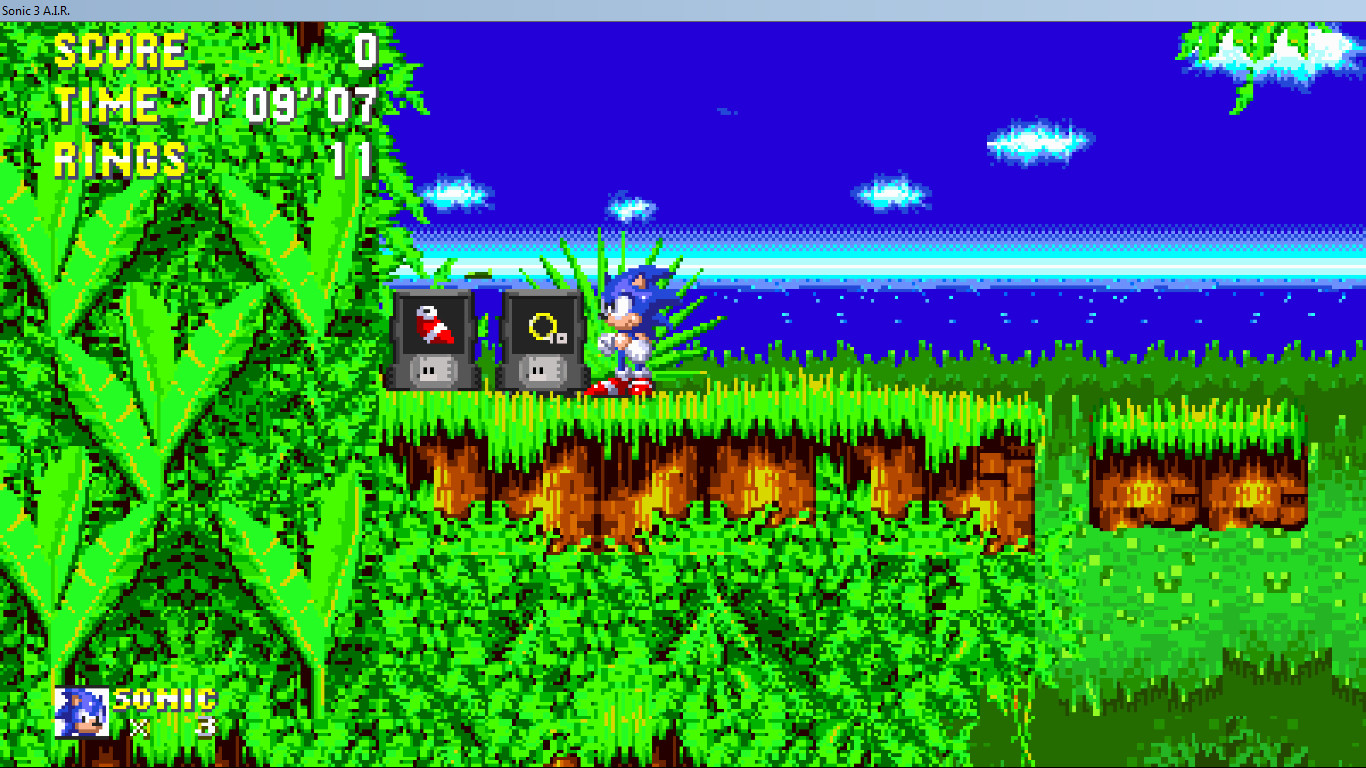 New Monitor In Sonic 3 AIR [Sonic 3 A.I.R.] [Mods]