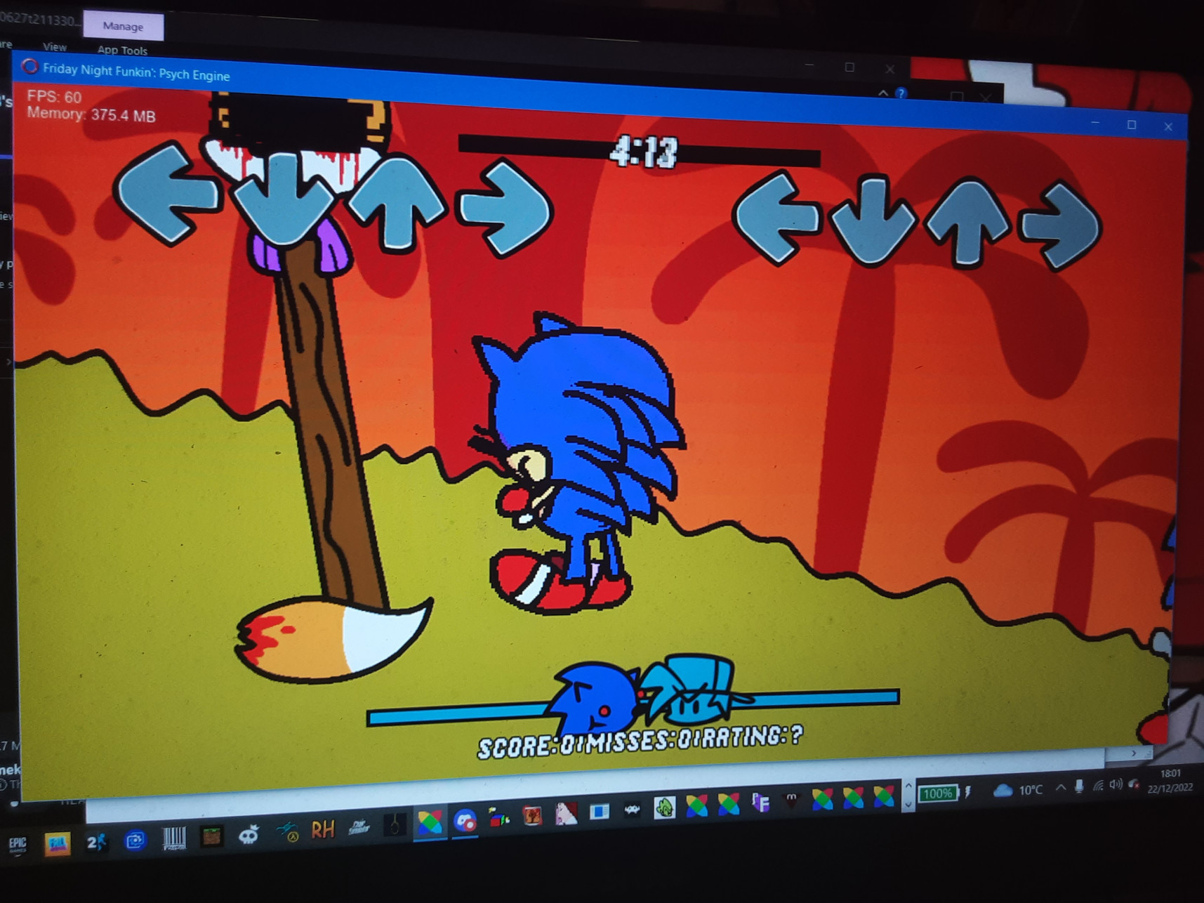 I'm currently working on a mod called Sonic.exe: Re-executed Revival  Restored DX Plus. Here is a leak. : r/FridayNightFunkin