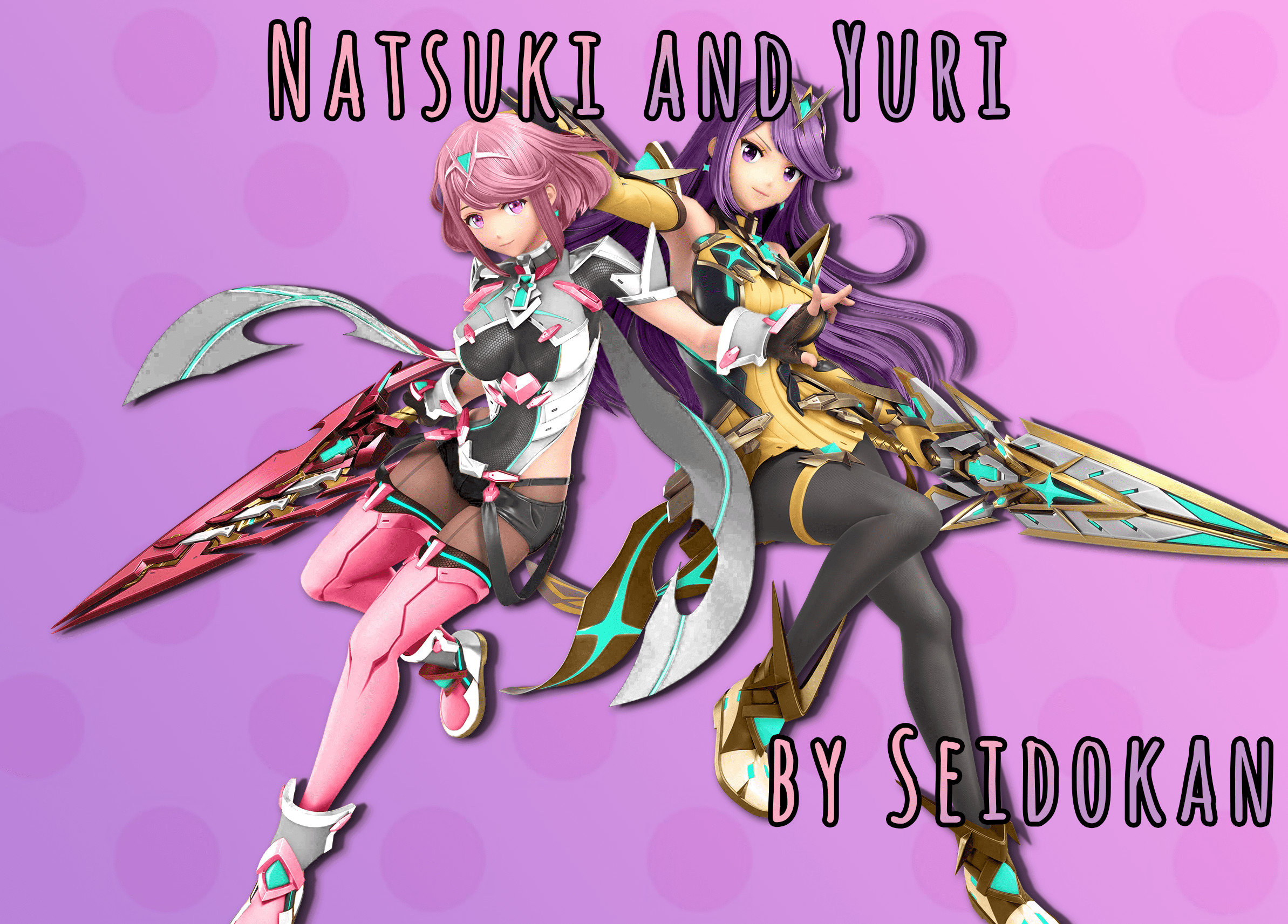 Natsuki And Yuri On Pyramythra Super Smash Bros Ultimate Mods