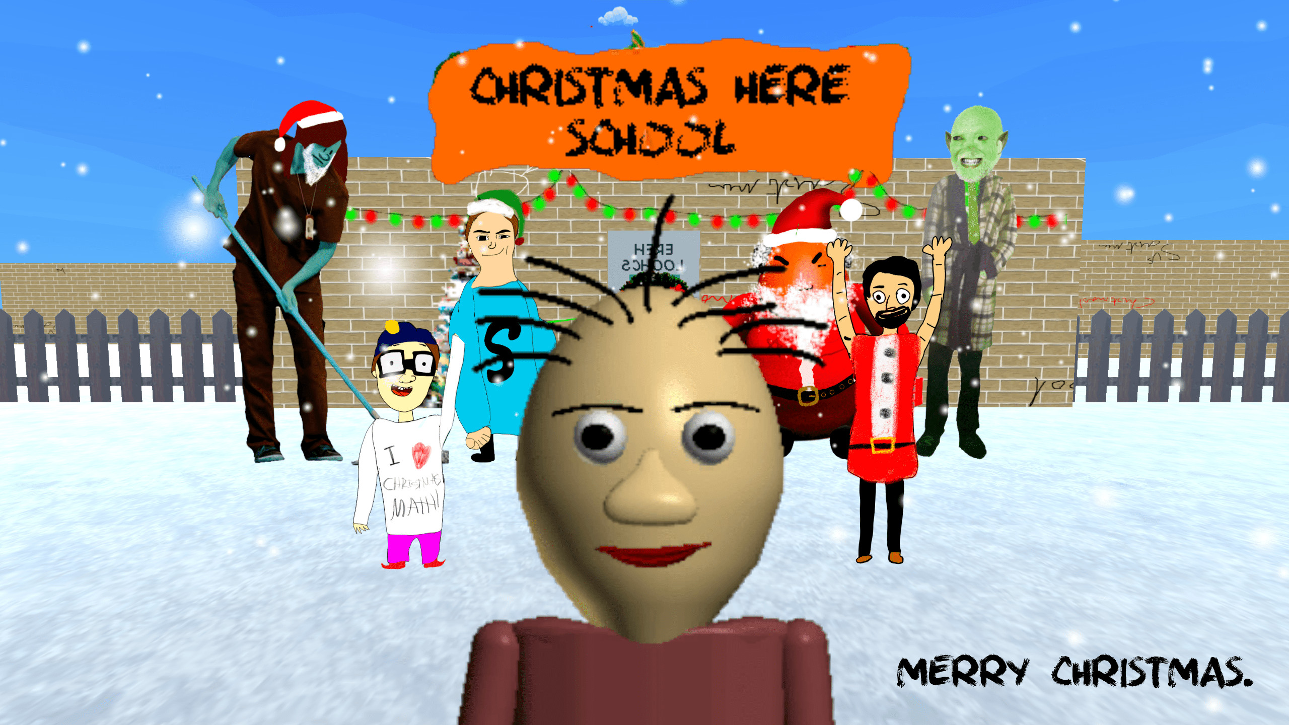 Scary Teacher 3D Christmas Simulator [Baldina's Basis in Education Literary  Grammar] [Mods]