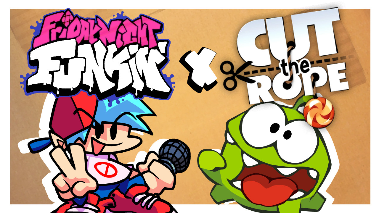 FNF Vs Om Nom - "Cutting-Ropes" FLA'S AVAILABLE