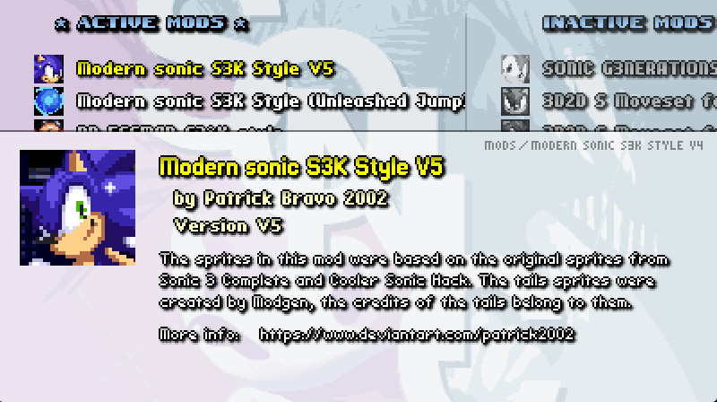 Modern Sonic S3&K Style v5 [Sonic 3 A.I.R.] [Mods]