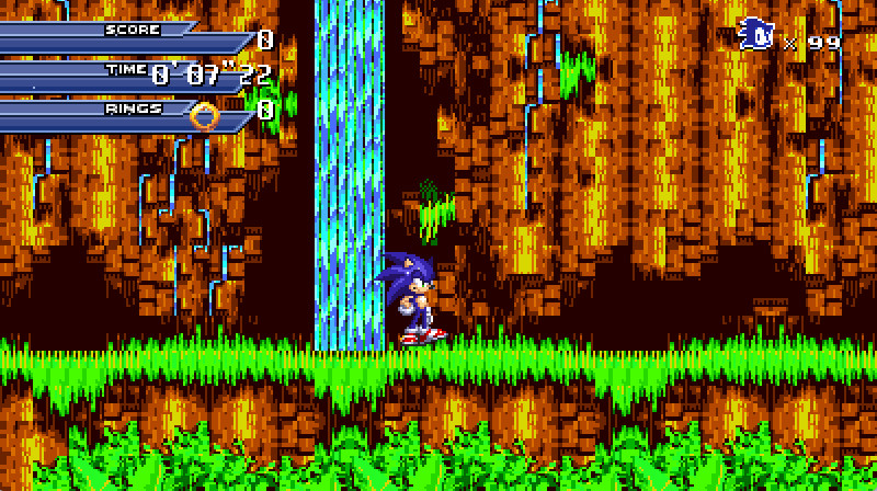 Modern Sonic in Sonic 3 AIR (Sonic 3 Style) 