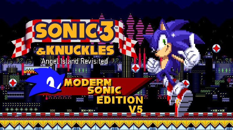 Sonic Hacks ✪ Dark Sonic 3 & Knuckles 