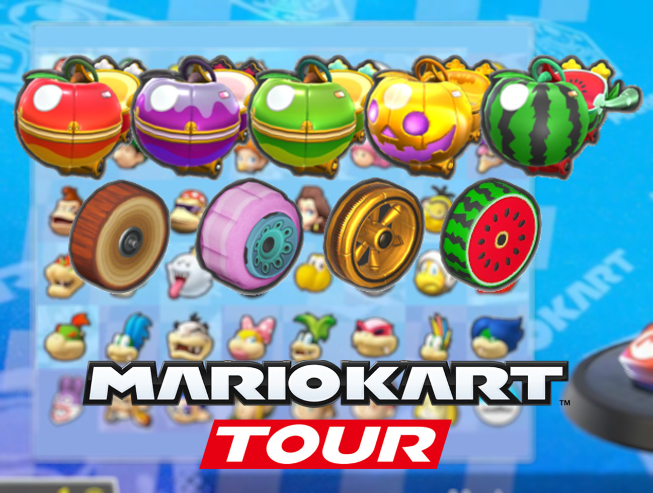 Fruit kart Pack V2(Tour Port) [Mario Kart 8 Deluxe] [Mods]