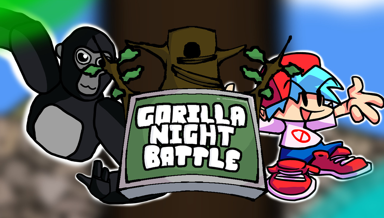 FNF VS Gorilla Tag: Gorilla Night Battle