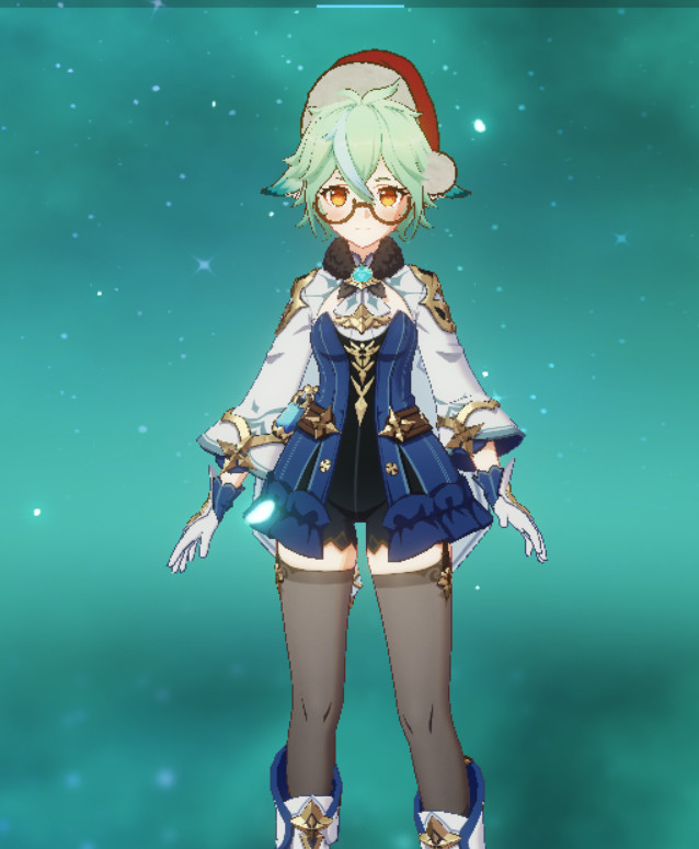 Santa Hat Sucrose [Genshin Impact] [Mods]