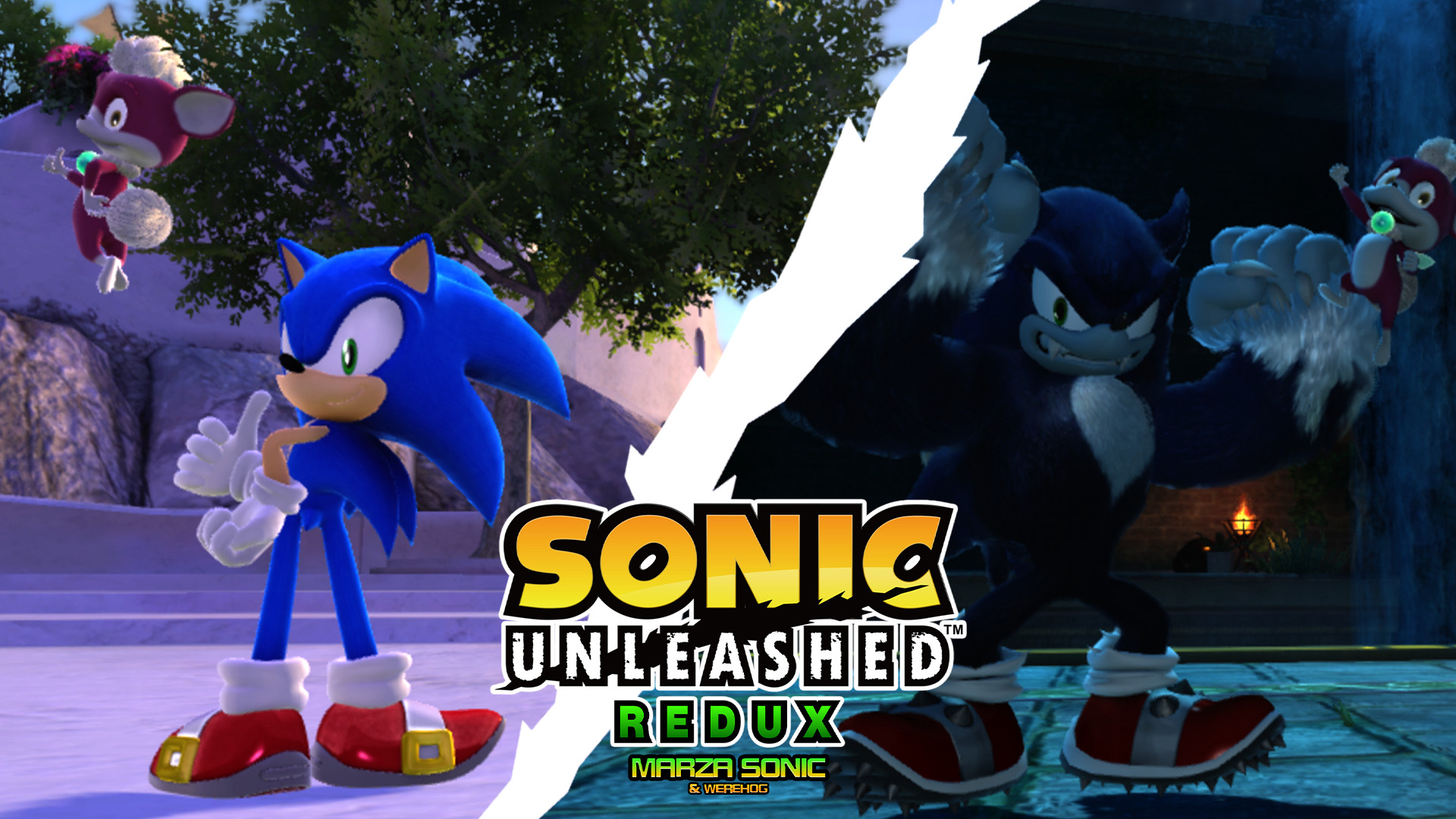 funny sonic unleashed