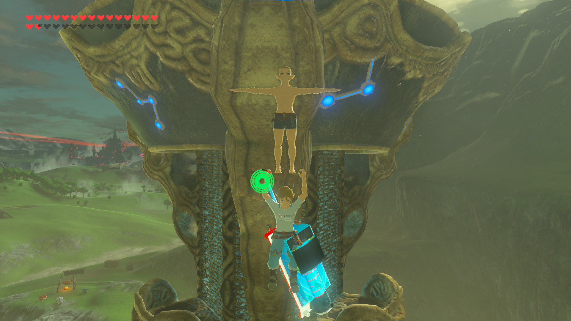 T-Pose Link Glider [The Legend of Zelda: Breath of the Wild (WiiU)] [Mods]