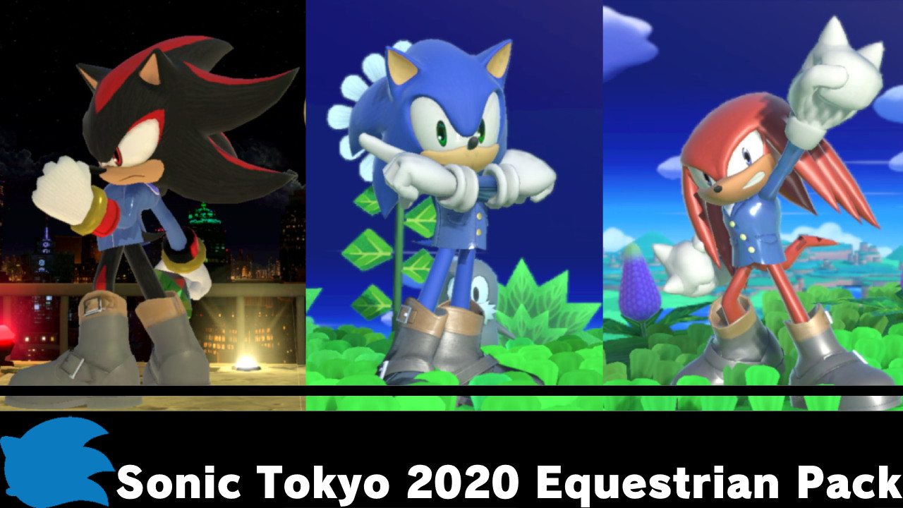 Sonic Tokyo 2020 Equestrian Pack [Super Smash Bros. Ultimate] [Mods]