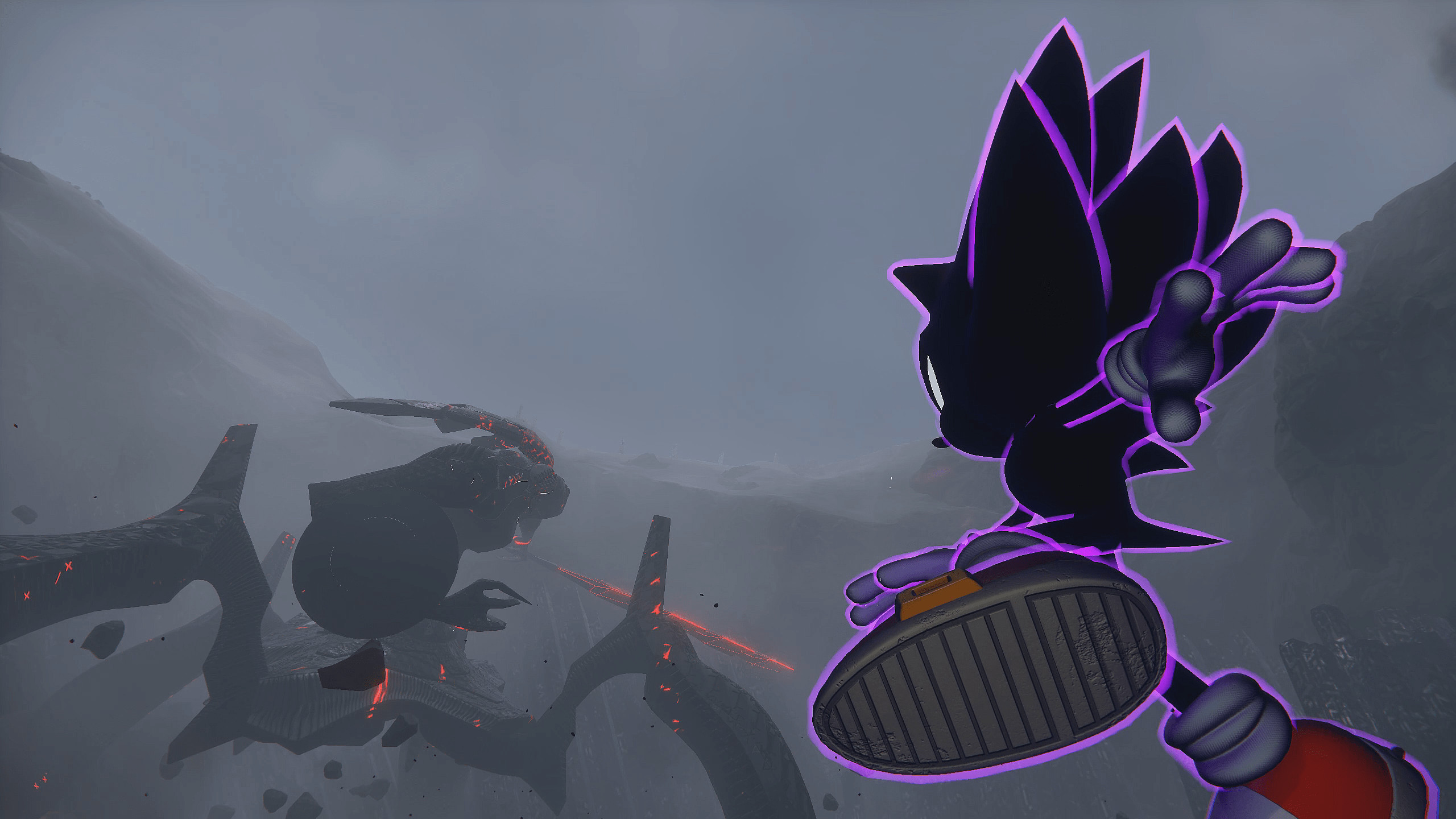 Dark Sonic  Sonic, Sonic and shadow, Sonic art