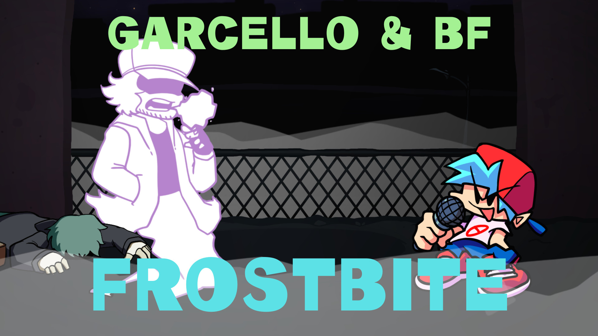 Frostbite Garcello and BF cover [Friday Night Funkin'] [Mods]