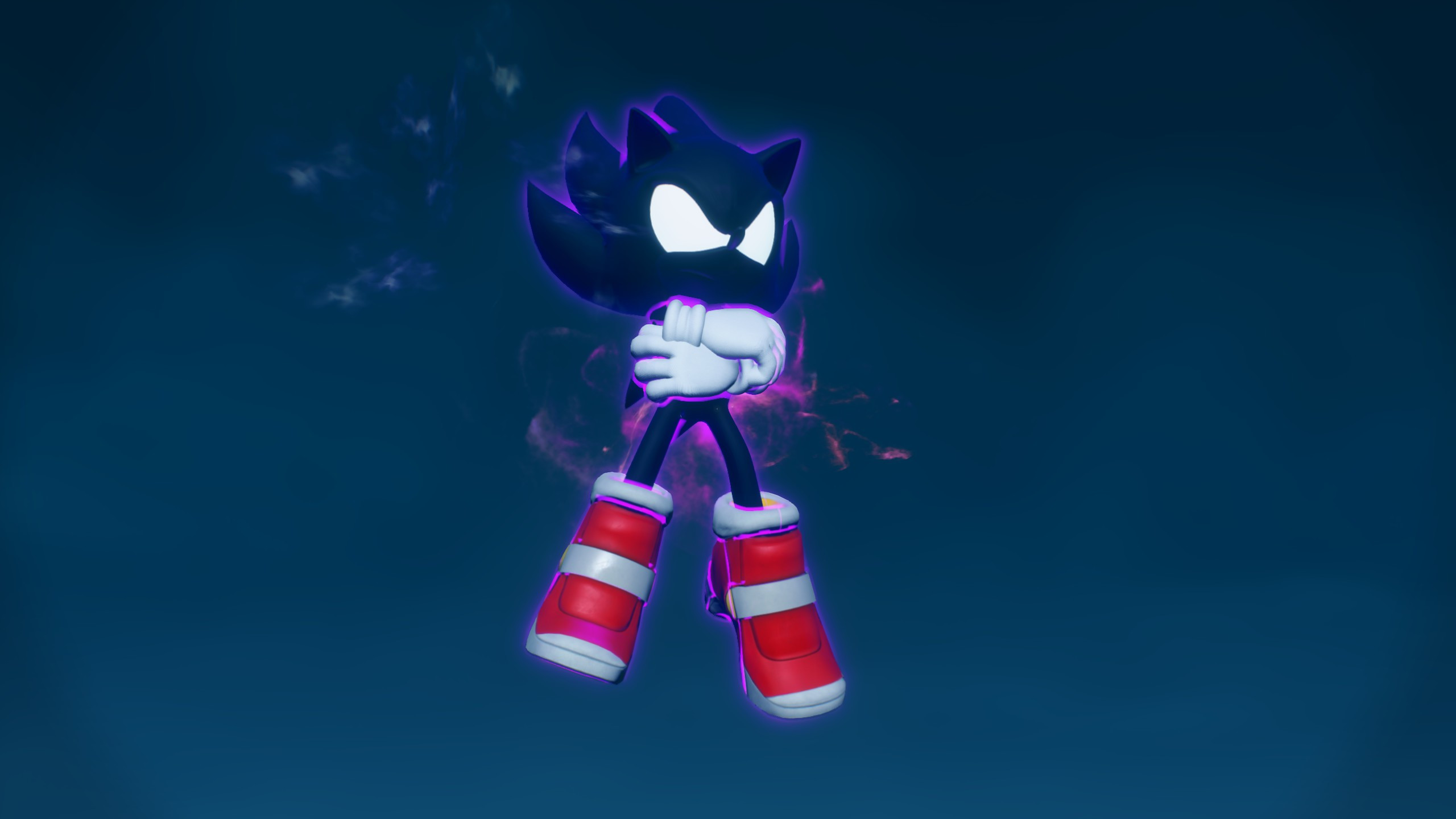 Dark Sonic, black, super, HD phone wallpaper