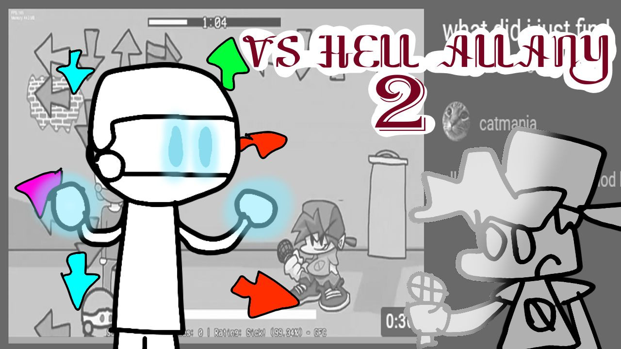 FNF VS HELL ALLANY 2!?!?1/!?!