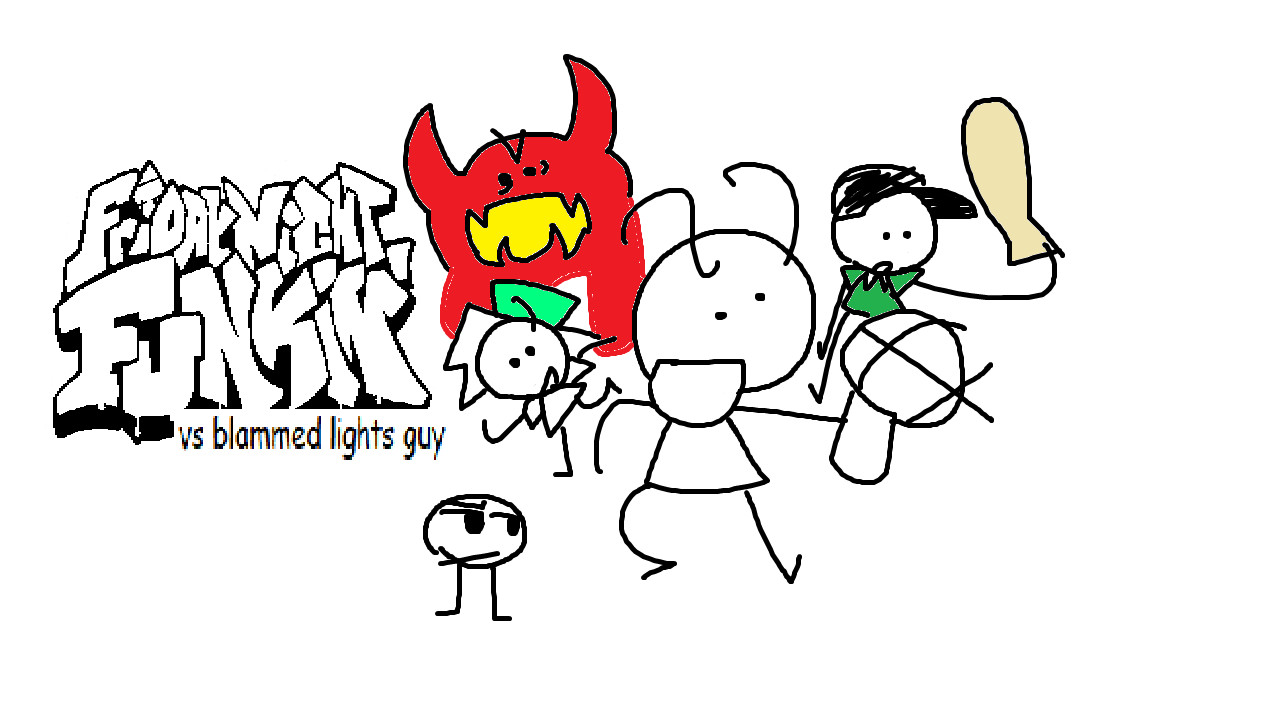 Friday Night Funkin': VS Blammed Lights Guy V2!!!!