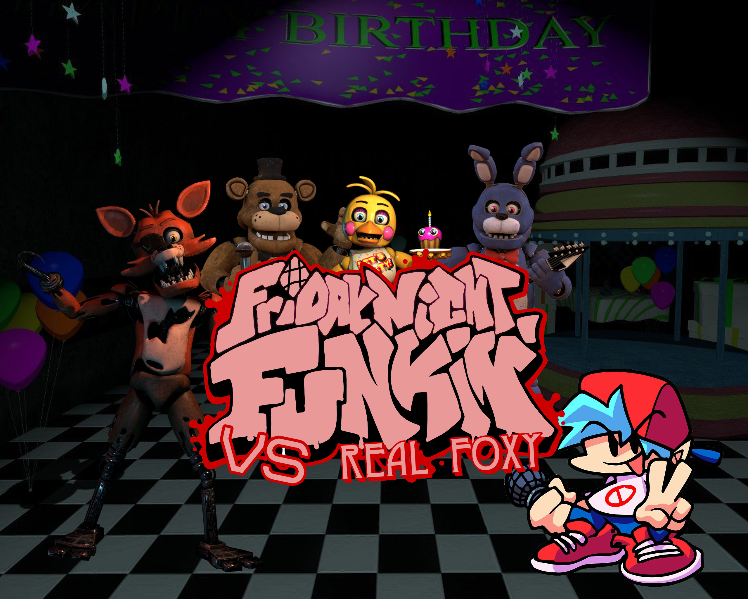 Friday Night Funkin VS Real Foxy Remastered