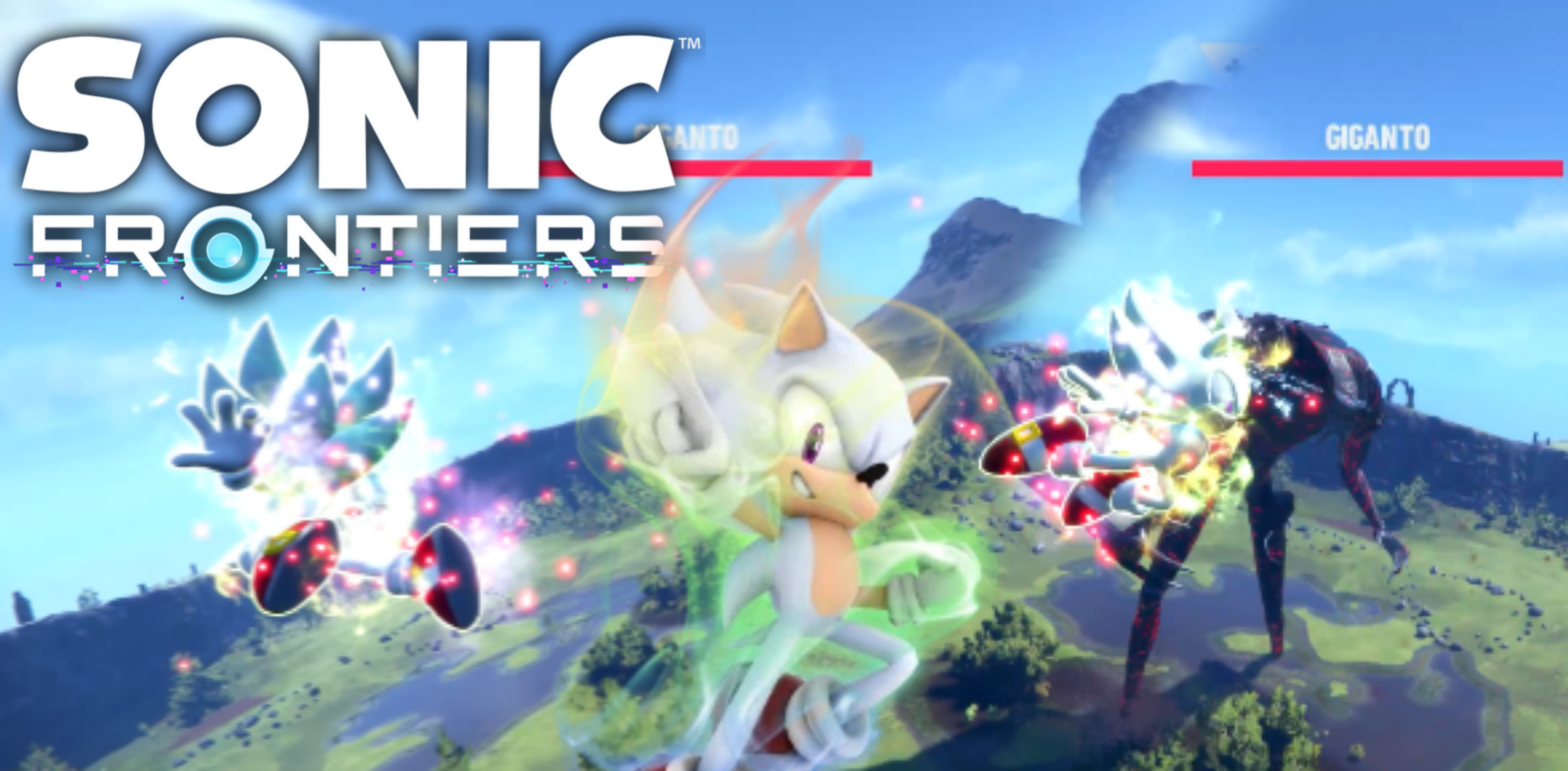 Hyper Sonic with Rainbow Aura [Sonic Frontiers] [Mods]