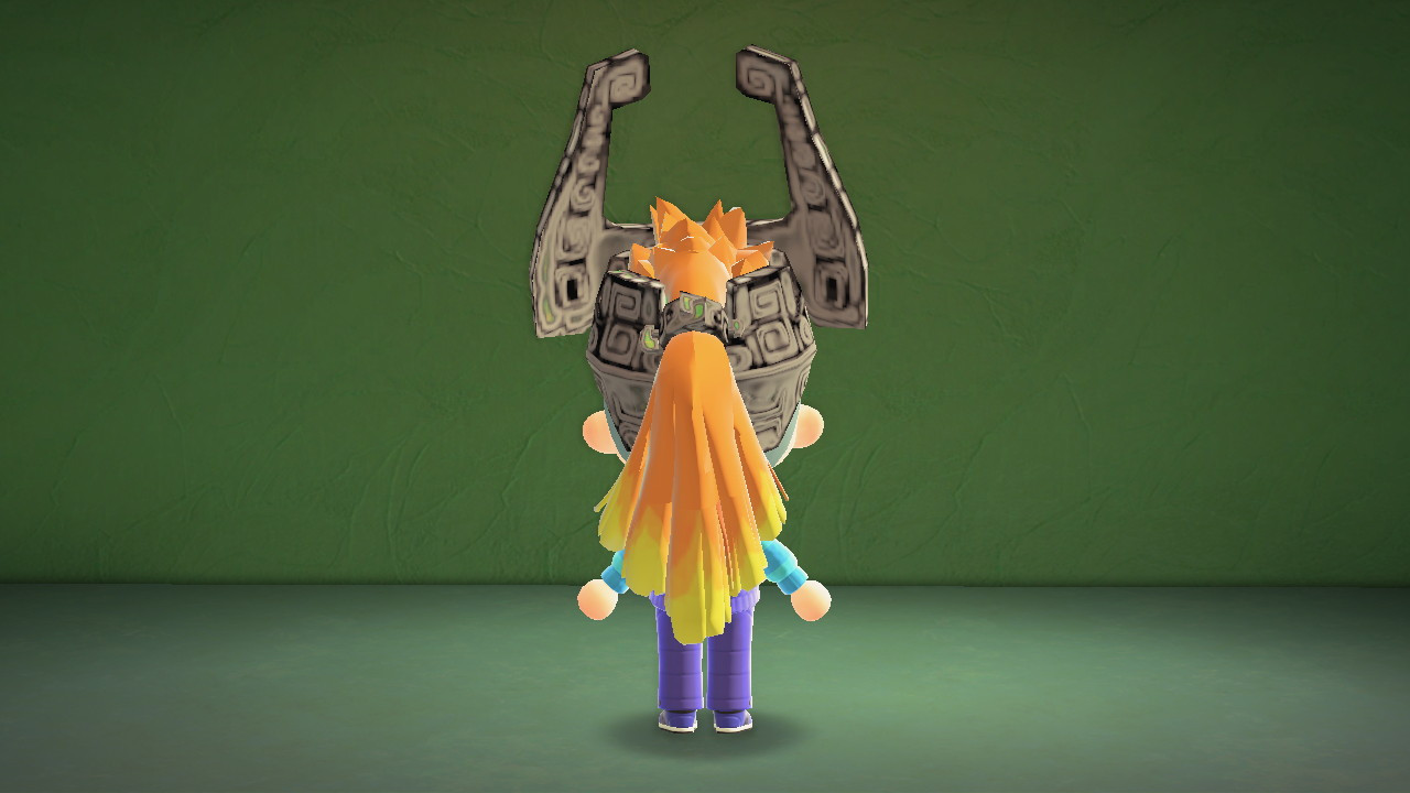 Midna's Helmet over Apple Hat [Animal Crossing New Horizons] [Mods]