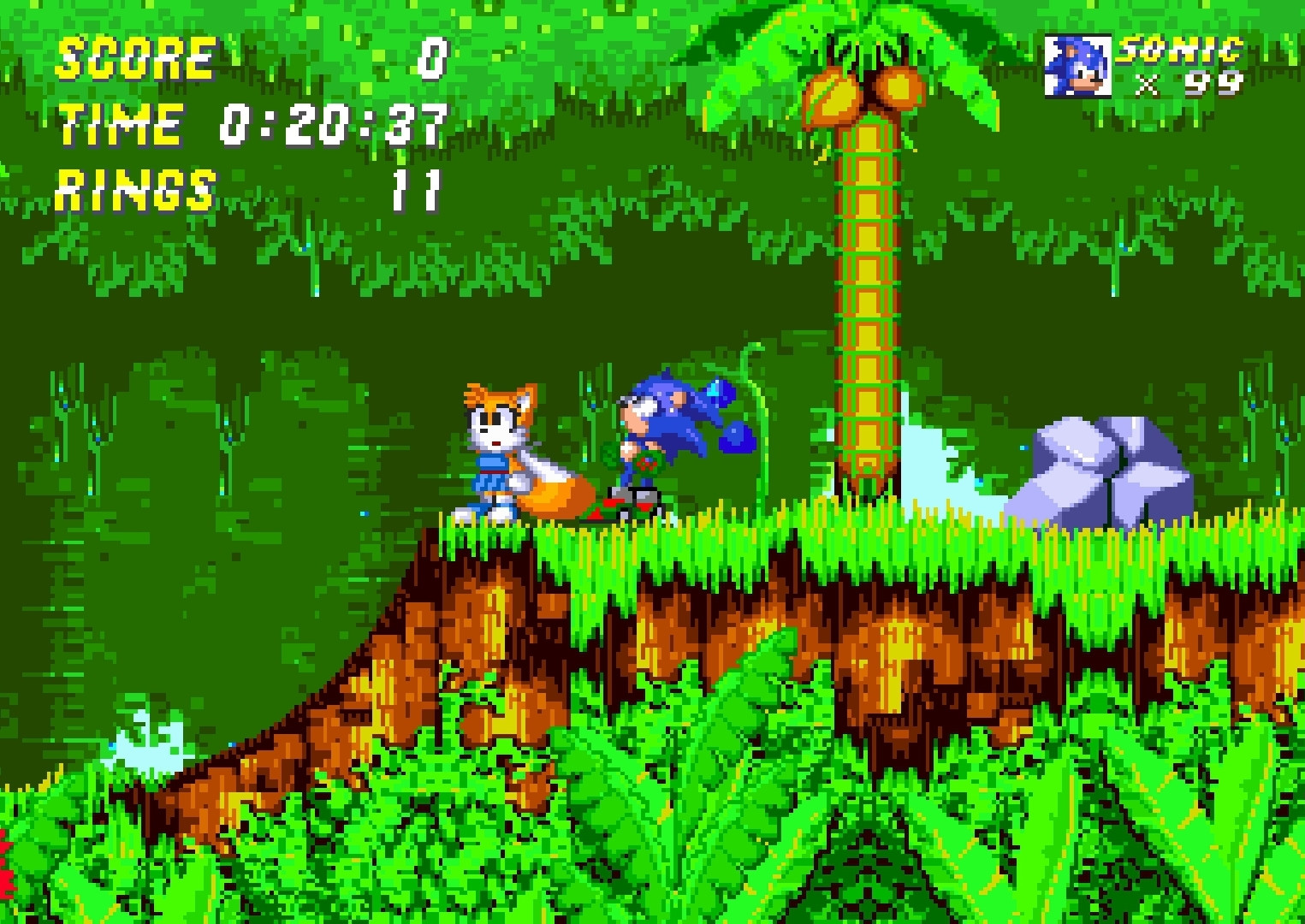 Italic HUD [Sonic 3 A.I.R.] [Mods]