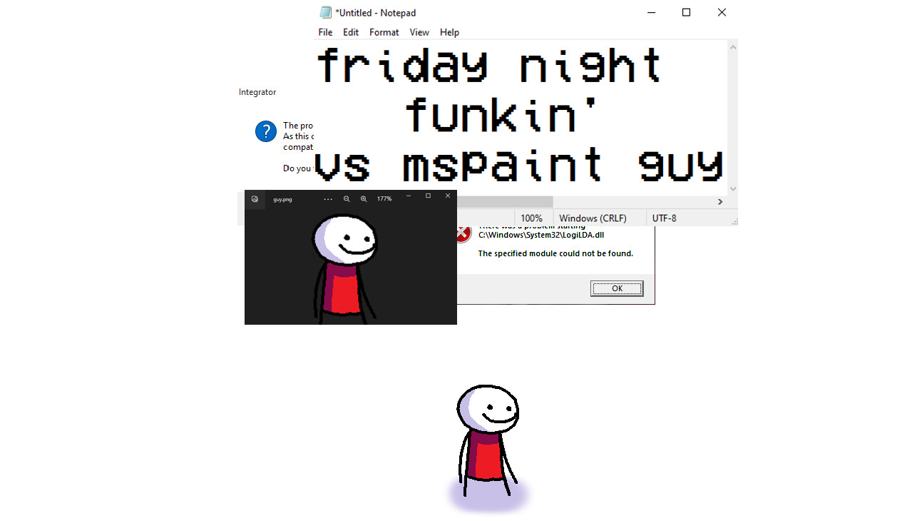 Vs MSPaint Guy [MSPAINT MAYHEM UPDATE]