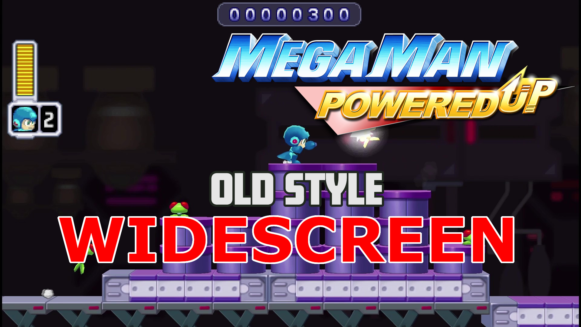 Widescreen Hack for Old Style (PPSSPP only) [Mega Man Powered Up] [Mods]