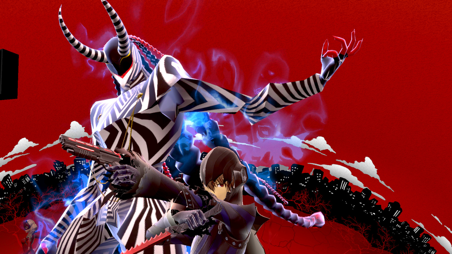 Crow + Black Mask [Super Smash Bros. Ultimate] [Mods]