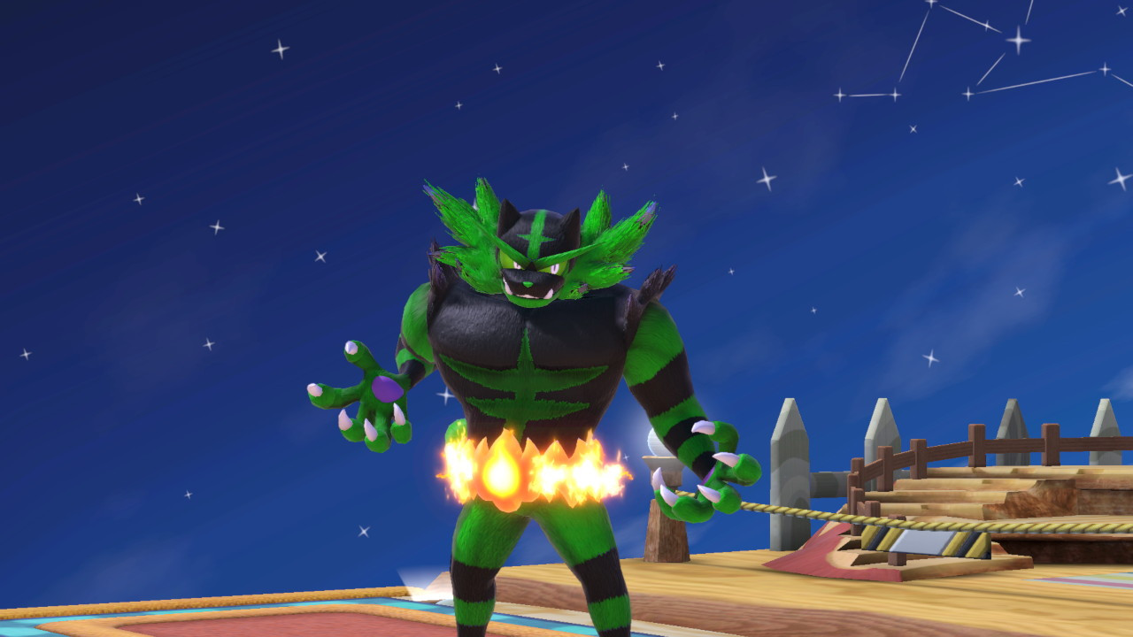 Nuclear Incineroar Mod for Super Smash Bros. Ultimate | SSBU Mods