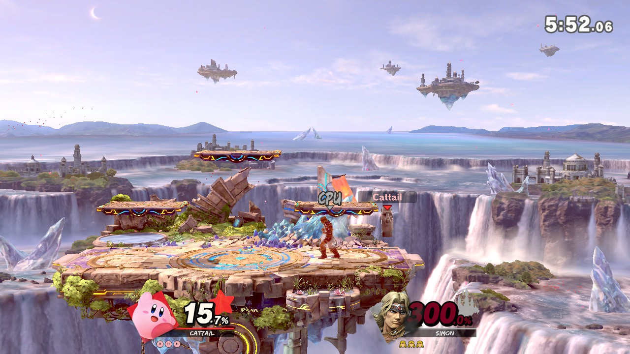 Moyai Over Kirby Down-B [Super Smash Bros. Ultimate] [Mods]