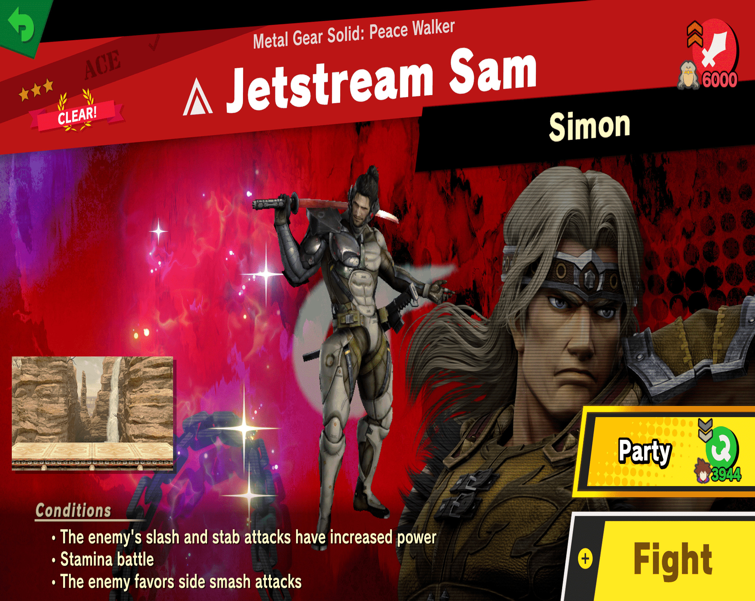 Metal Gear Rising Spirit Board [Super Smash Bros. Ultimate] [Mods]