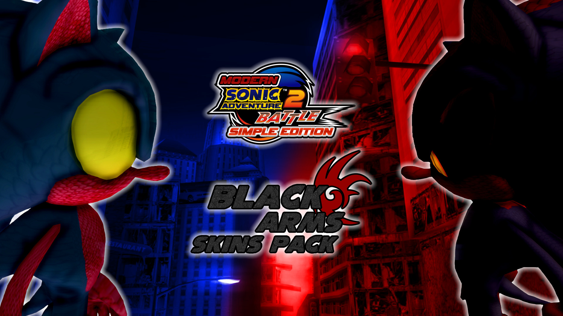 Black & Red Shadow (Sonic X)Wallpaper, Shadow Wallpaper, Black!Red!