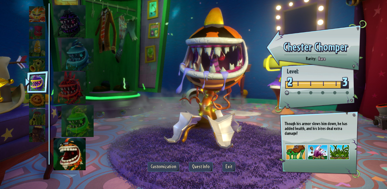 Plants vs. Zombies: Garden Warfare 2, Game Data