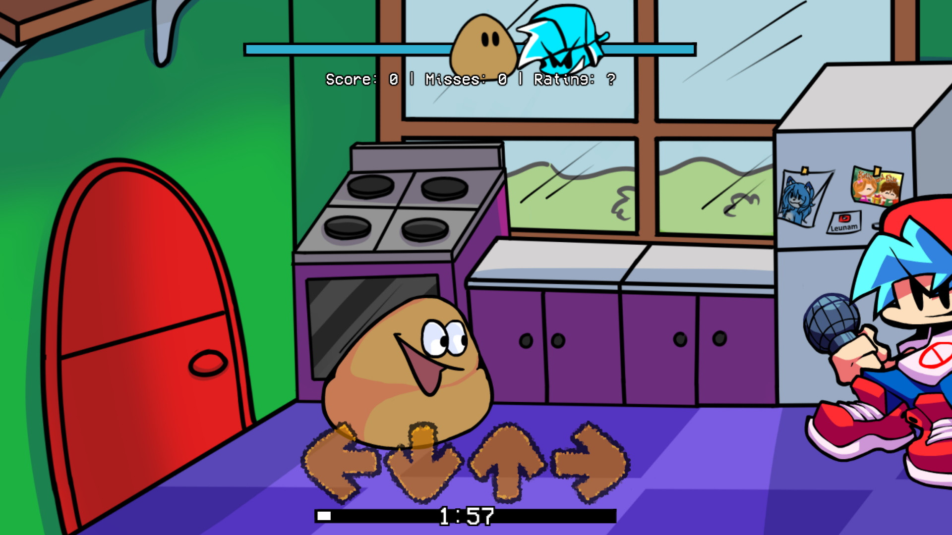 FNF VS POU: REMASTERED jogo online gratuito em