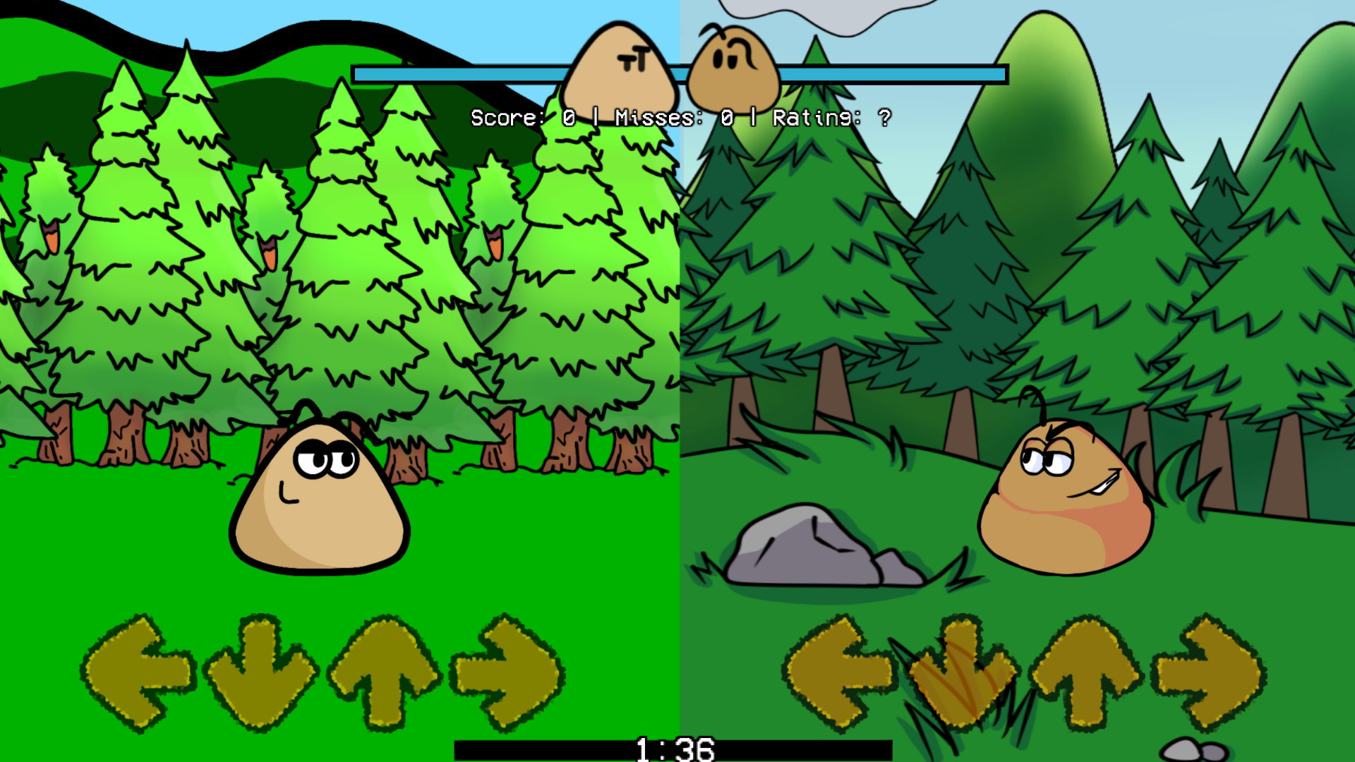 FNF VS POU: REMASTERED jogo online gratuito em