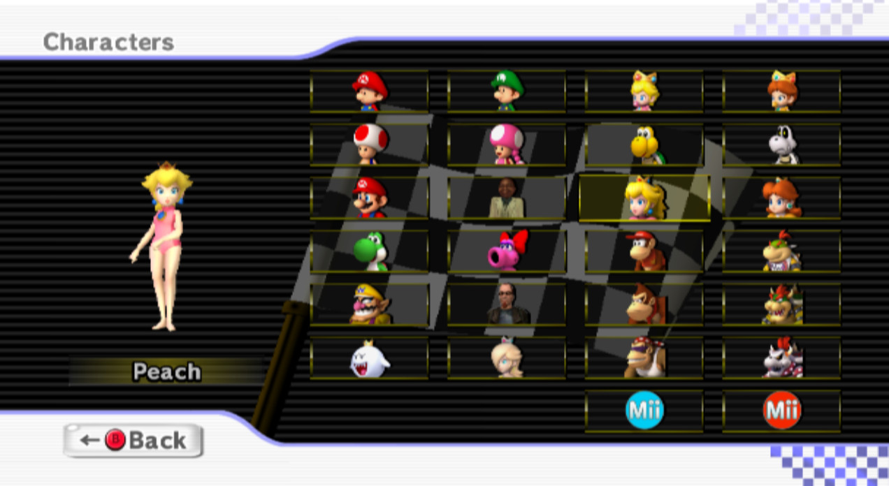 Swimsuit Peach (Mario and Sonic London 2012) [Mario Kart Wii] [Mods]