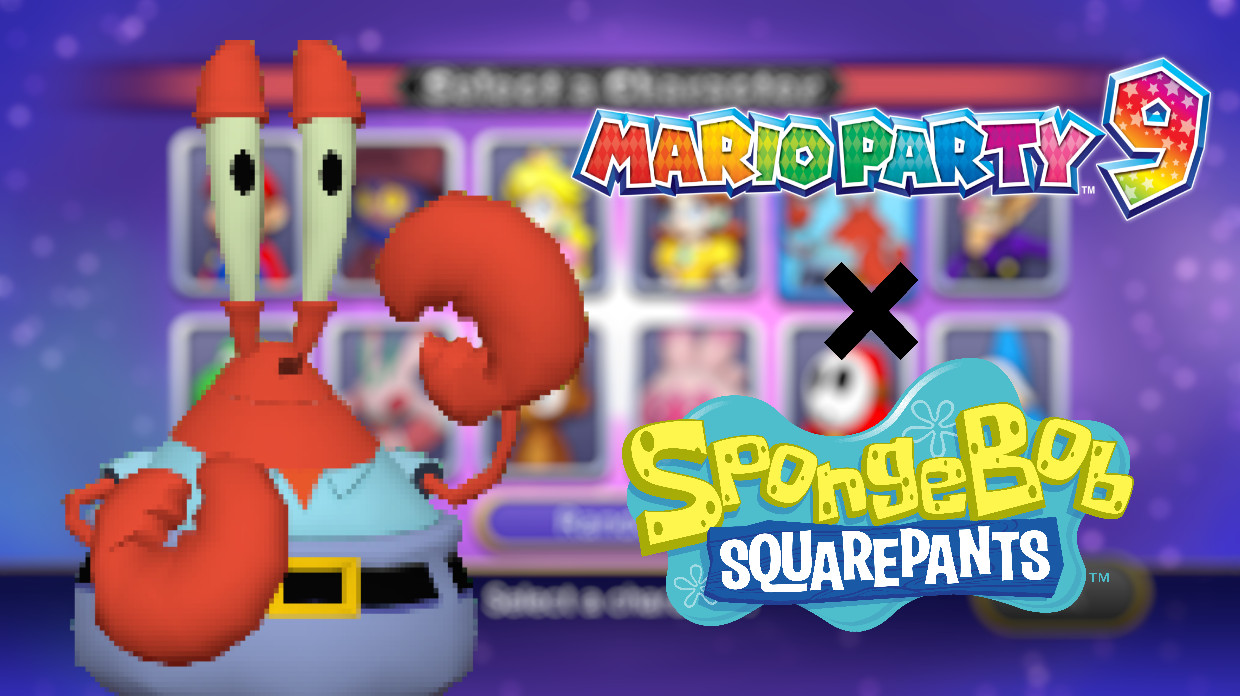 Mr Krabs Mario Party Mods